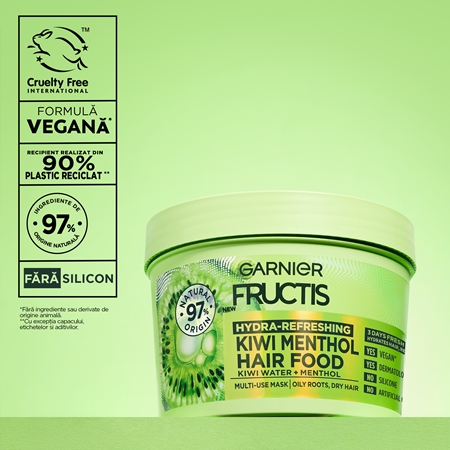 Garnier Fructis 3 in 1 mască hidratantă răcoritoare pentru păr