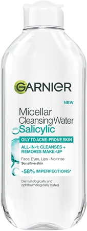 Garnier Salicylic Micellar Cleansing Water μικυλλιακό καθαριστικό νερό με σαλικυλικό οξύ