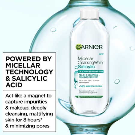 Garnier Salicylic Micellar Cleansing Water Micellar Cleansing Water with salicylic acid