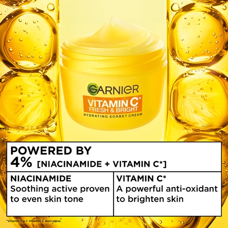 Garnier Vitamin C Fresh & Bright sorbet krema s posvetlitvenim učinkom