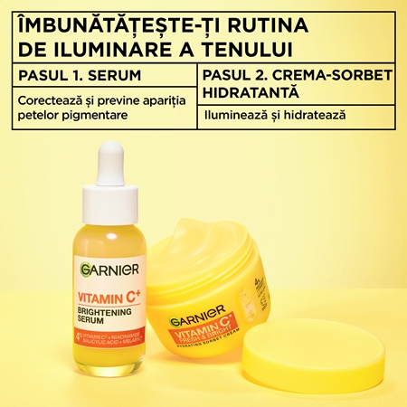 Garnier Vitamin C Fresh & Bright cremă sorbet cu efect iluminator