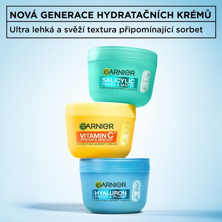 Garnier Hyaluron Fresh & Plump sorbet krém s hydratačním účinkem