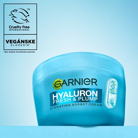 Garnier Hyaluron Fresh & Plump sorbet krém s hydratačným účinkom