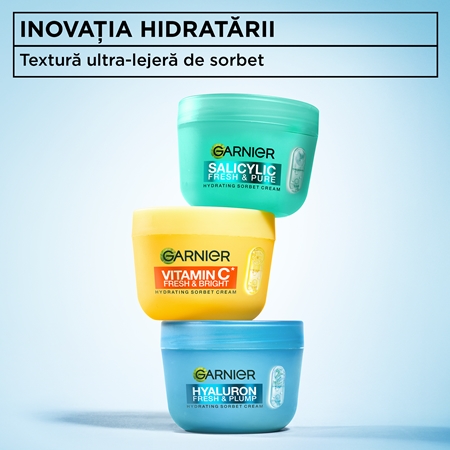 Garnier Hyaluron Fresh & Plump cremă sorbet cu efect de hidratare
