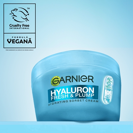 Garnier Hyaluron Fresh & Plump cremă sorbet cu efect de hidratare