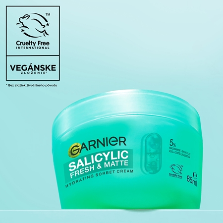 Garnier Salicylic Fresh & Matte hydratačný zmatňujúci sorbet