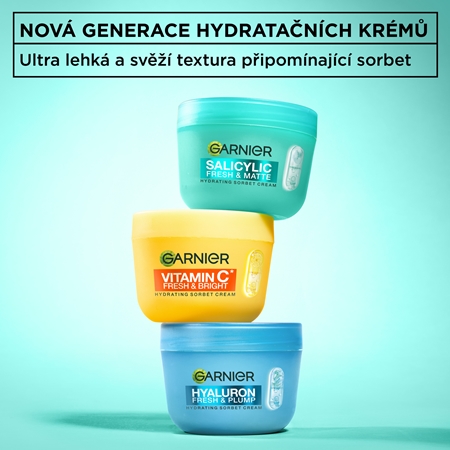 Garnier Salicylic Fresh & Matte hydratační matující sorbet