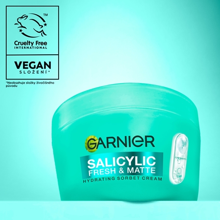 Garnier Salicylic Fresh & Matte hydratační matující sorbet