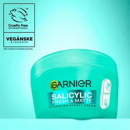 Garnier Salicylic Fresh & Matte hydratačný zmatňujúci sorbet