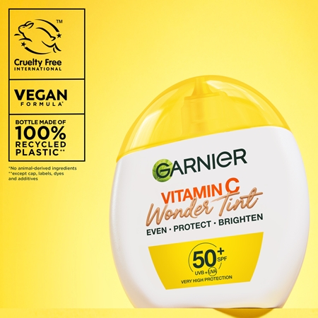 Garnier Vitamin C Wonder Tint fluide teinté léger SPF 50+