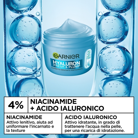 Garnier Hyaluron Fresh & Plump crema sorbetto effetto idratante