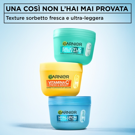 Garnier Hyaluron Fresh & Plump crema sorbetto effetto idratante