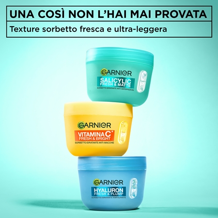 Garnier Salicylic Fresh & Matte sorbetto idratante opacizzante