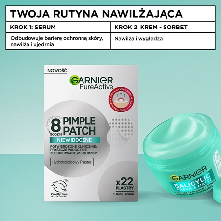 Garnier Salicylic Fresh & Matte nawilżający sorbet matujący