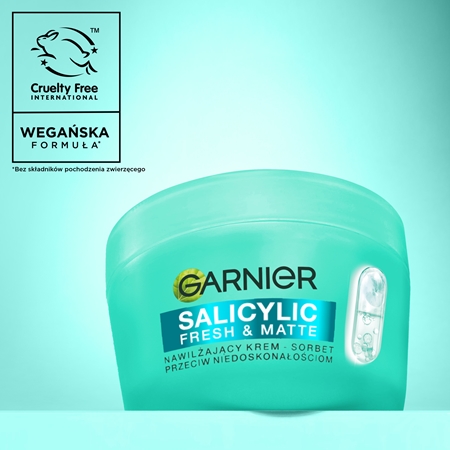 Garnier Salicylic Fresh & Matte nawilżający sorbet matujący