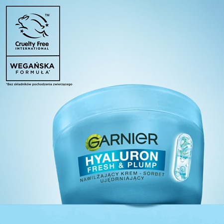 Garnier Hyaluron Fresh & Plump krem sorbet o działaniu nawilżającym