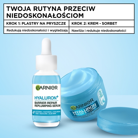 Garnier Hyaluron Fresh & Plump krem sorbet o działaniu nawilżającym
