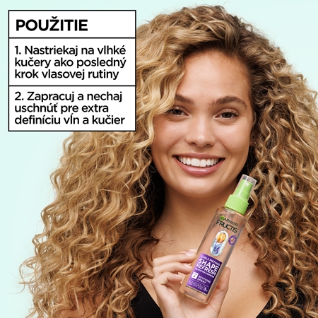 Garnier Fructis Curls Method hydratačný sprej na vlasy pre vlnité a kučeravé vlasy