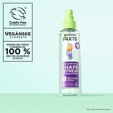 Garnier Fructis Curls Method hydratačný sprej na vlasy pre vlnité a kučeravé vlasy