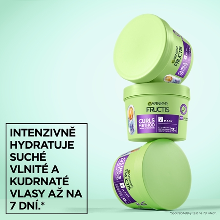 Garnier Fructis Curls Method hydratační maska na vlasy pro vlnité a kudrnaté vlasy