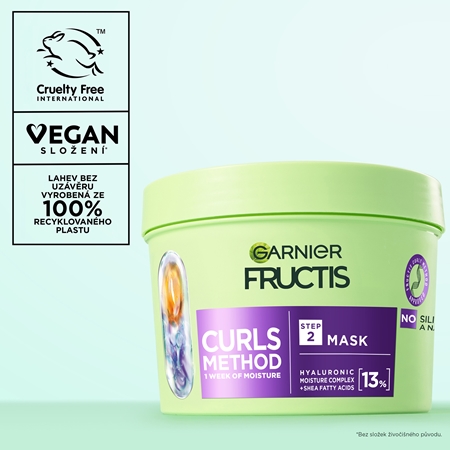 Garnier Fructis Curls Method hydratační maska na vlasy pro vlnité a kudrnaté vlasy