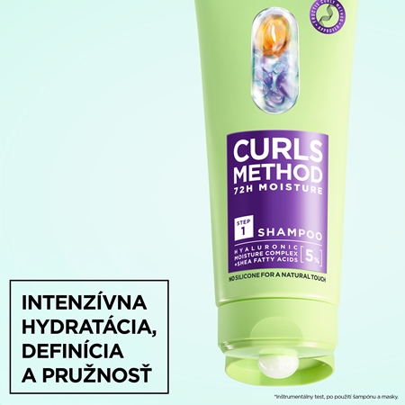 Garnier Fructis Curls Method hydratačný šampón pre vlnité a kučeravé vlasy