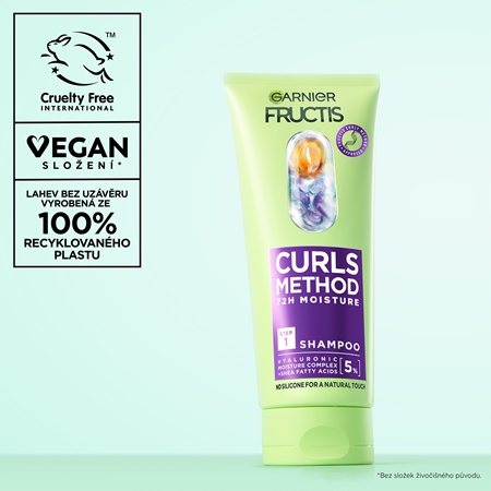 Garnier Fructis Curls Method hydratační šampon pro vlnité a kudrnaté vlasy