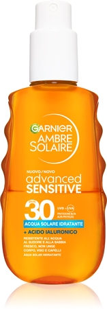 Garnier Ambre Solaire Sensitive Advanced água refrescante em spray de alta proteção UV