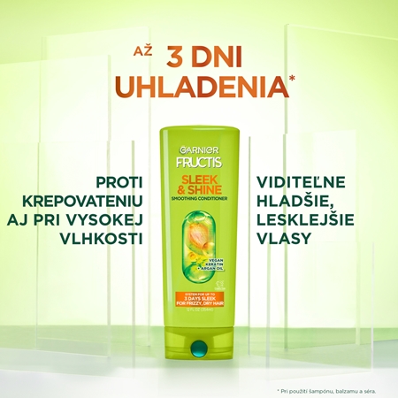 Garnier Fructis Sleek & Shine uhladzujúci kondicionér