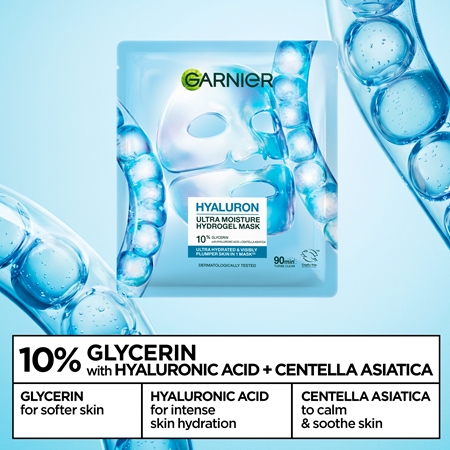 Garnier Hyaluron hydrogélová maska na tvár