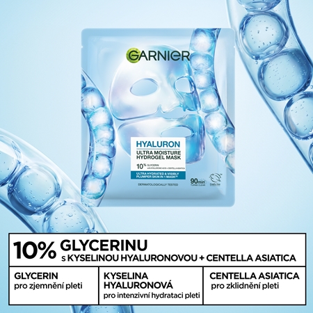 Garnier Hyaluron hydrogelová maska na obličej