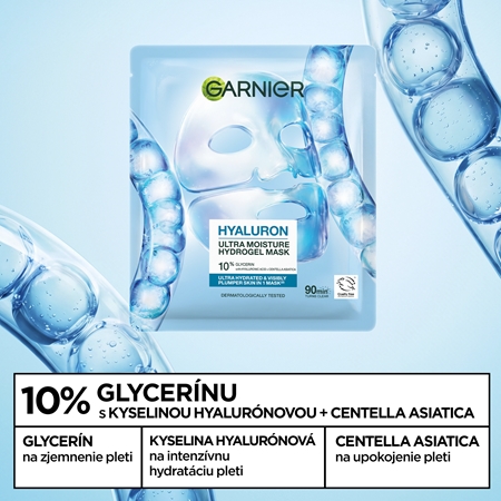 Garnier Hyaluron hydrogélová maska na tvár