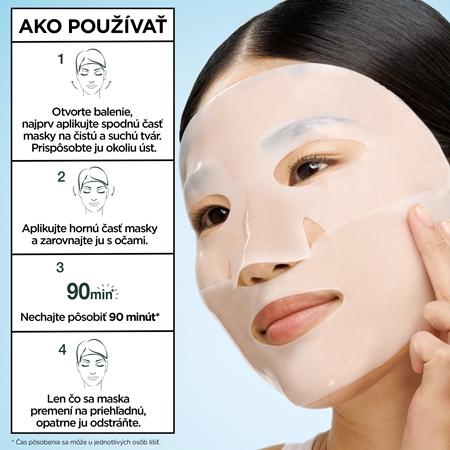 Garnier Hyaluron hydrogélová maska na tvár