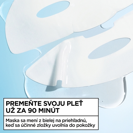 Garnier Hyaluron hydrogélová maska na tvár