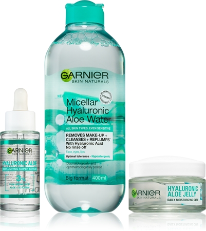 Garnier Hyaluronic Aloe hydrating skin treatment economy pack | notino.co.uk