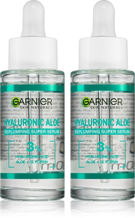 Garnier Skin Naturals Hyaluronic Aloe Replumping Serum hydratisierendes Serum (mit Hyaluronsäure)
