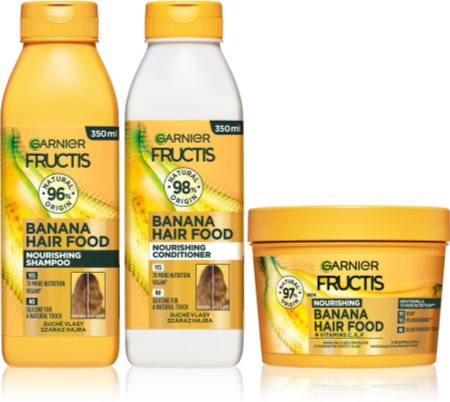 Garnier Fructis Banana Hair Food Set (För normalt till torrt hår)