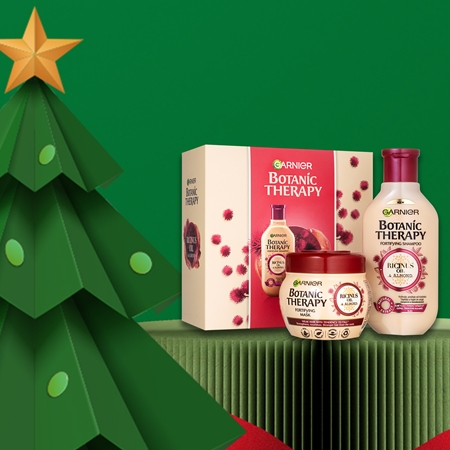 Garnier Botanic Therapy Ricinus Oil coffret cadeau (pour cheveux affaiblis)