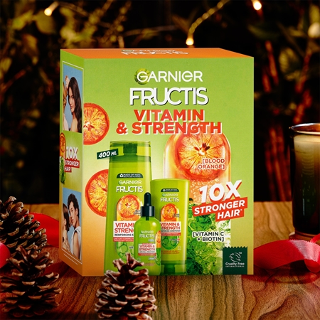 Garnier Fructis Vitamin & Strength dárková sada pro slabé vlasy s tendencí vypadávat