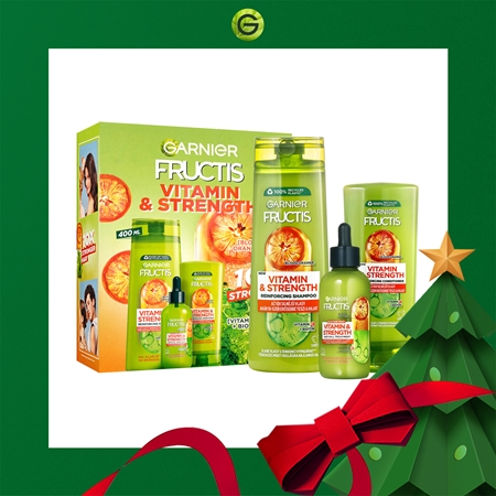 Garnier Fructis Vitamin & Strength dárková sada pro slabé vlasy s tendencí vypadávat