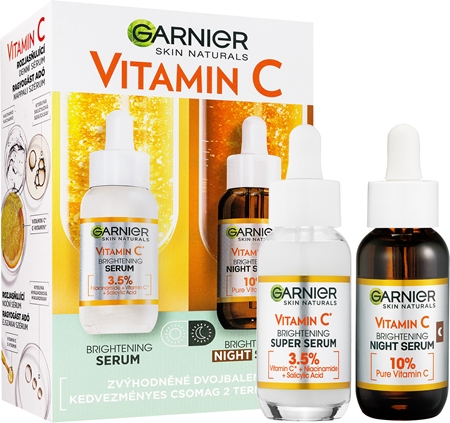 Garnier Skin Active Vitamina C kit per la cura del viso 2 x 30 ml