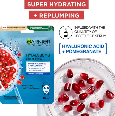 Garnier Skin Naturals Płyn Micelarny 3w1 zestaw maseczek płóciennych