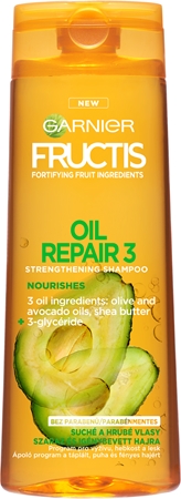 Garnier Fructis Oil Repair 3 hranjivi šampon za suhu i oštećenu kosu