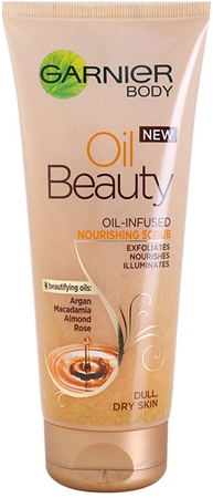 Garnier Oil Beauty peeling corporal oleoso nutritivo para pele seca