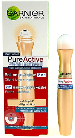 Garnier Pure Active roll-on anti-acné 2 en 1