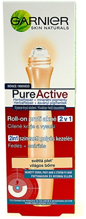 Garnier Pure Active roll-on anti-acné 2 en 1