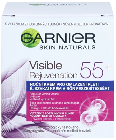 Garnier Visible 55+ crema de noche rejuvenecedor de la piel