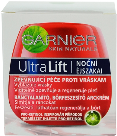 Garnier UltraLift Complete Beauty стягащ нощен крем против бръчки