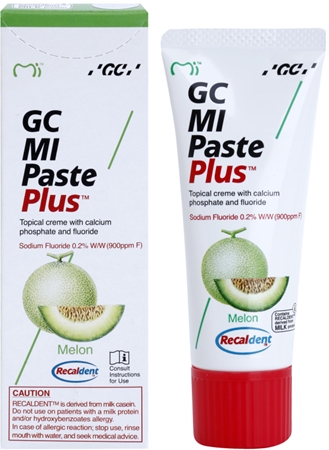 GC MI Paste Plus Aizsargājošs krēms ar minerāliem jutīgiem zobiem ar fluorīdu