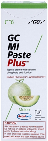 GC MI Paste Plus Aizsargājošs krēms ar minerāliem jutīgiem zobiem ar fluorīdu